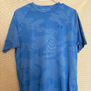 Under Armour Men's Short Sleeve Performance T-Shirt - Light Blue - Size Medium